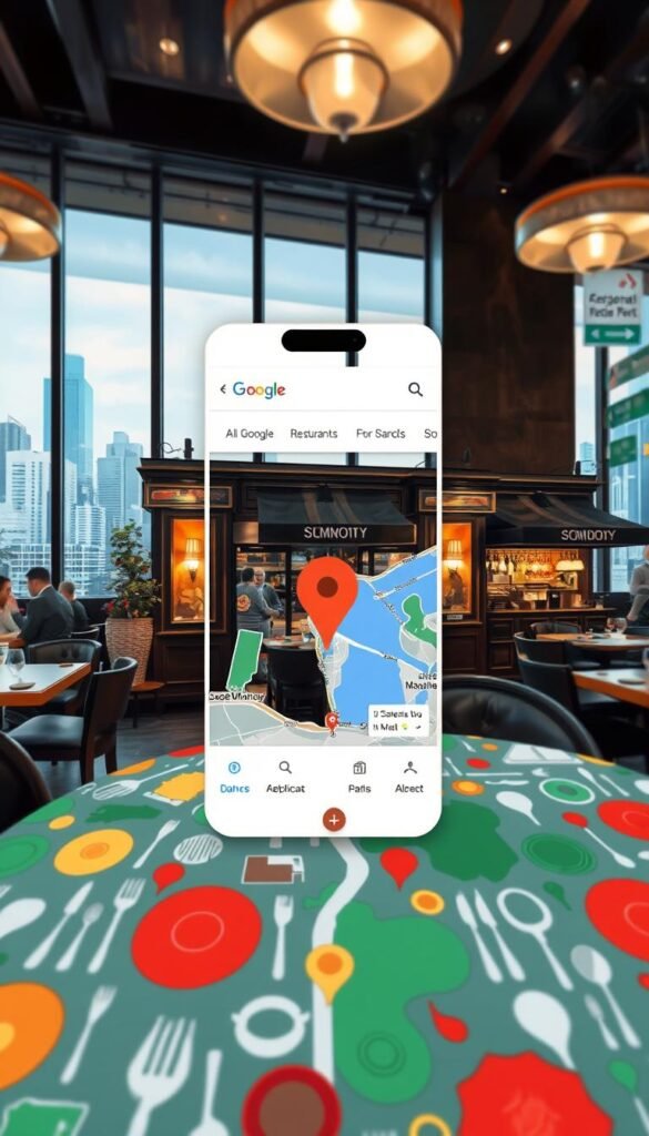 geolocalización google maps restaurantes