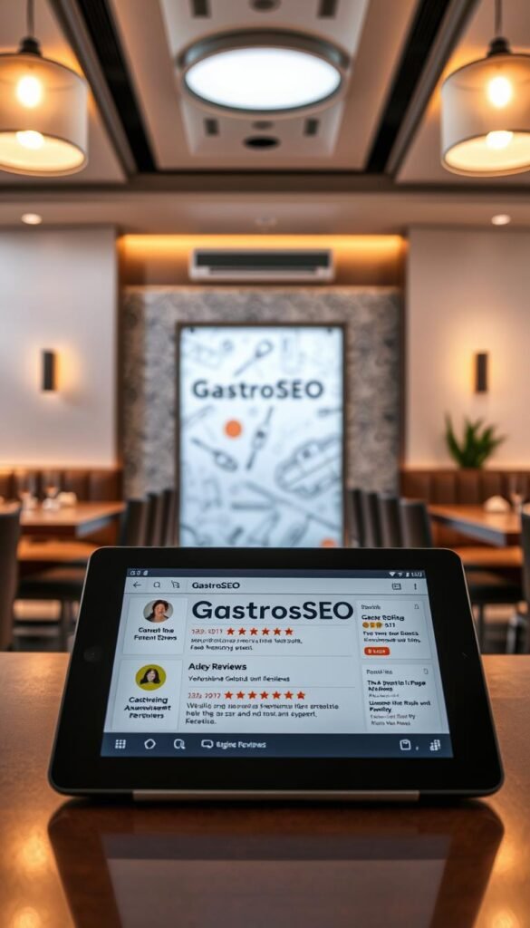 gestión reseñas restaurantes
