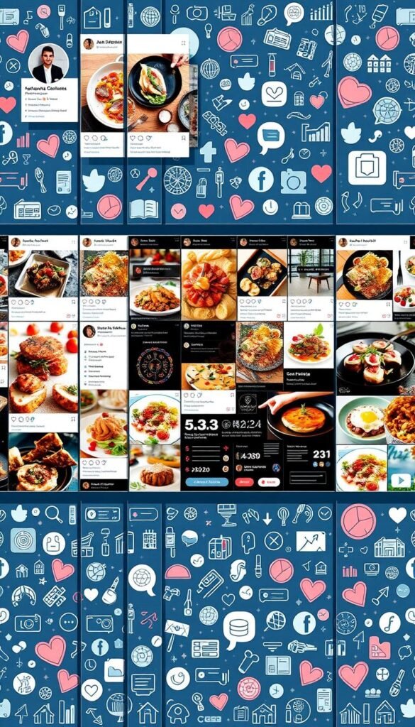 redes sociales para restaurantes locales