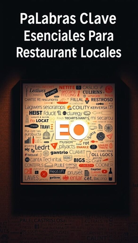 selección palabras clave restaurantes