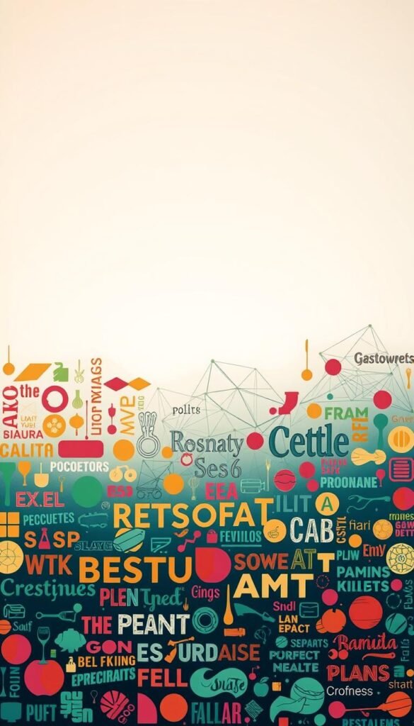 selección palabras clave restaurantes locales